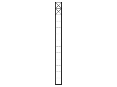 Product image Siedle KSF 613 2 W Intercom pole column 2 fold white
