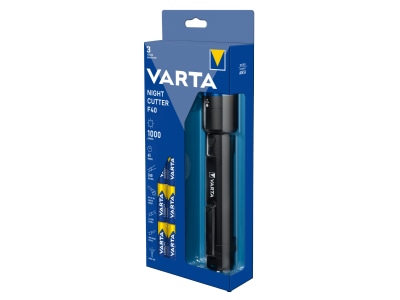 Back view Varta 18902 Flashlight 2349mm black
