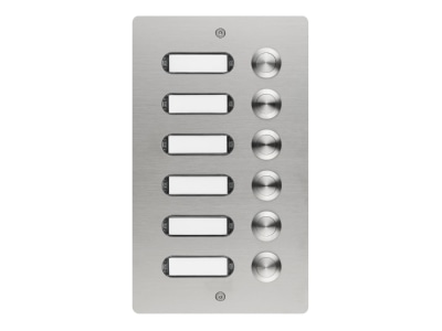Product image Grothe ETA 506 V2A AP Doorbell surface mounted with name plate
