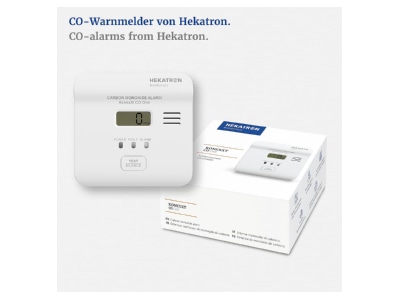 Detailed view 2 Hekatron 31 6300003 01 01 Carbon monoxide detector
