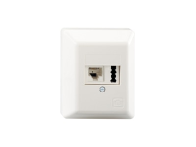 Product image 1 Rutenbeck IAE UAE8 6  13311101 RJ12 6 6  Data outlet Cat 3 white IAE UAE8 6 13311101
