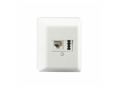 Product image 2 Rutenbeck IAE UAE8 6  13311101 RJ12 6 6  Data outlet Cat 3 white IAE UAE8 6 13311101