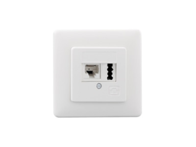 Product image 1 Rutenbeck IAE UAE8 6  13311201 RJ12 6 6  Data outlet Cat 3 white IAE UAE8 6 13311201
