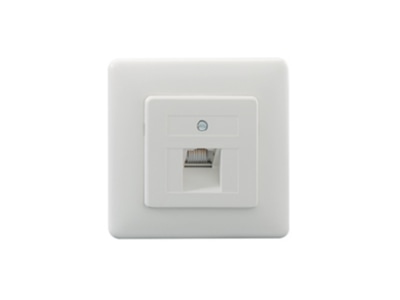 Product image 2 Rutenbeck UAE 8 8  Up rw RJ45 8 8  Data outlet Cat 3 white