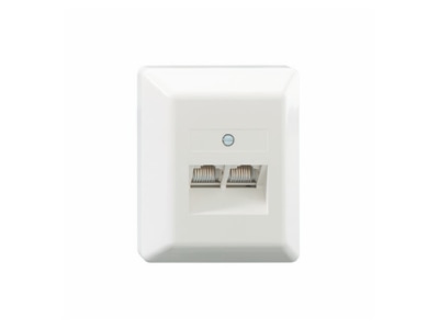 Product image 2 Rutenbeck UAE 8 8 8 8  Ap rw 2x RJ45 8 8  Data outlet Cat 3 white