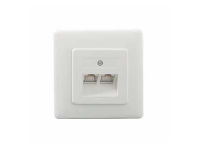 Product image 2 Rutenbeck UAE 8 8 8 8  Up rw 2x RJ45 8 8  Data outlet Cat 3 white