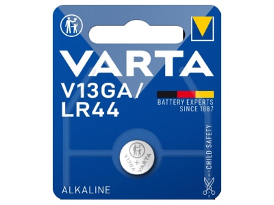 Product image Varta V 13 GA Bli 1 Battery Button cell 125mAh 1 5V
