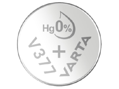 Rckseite Varta V 377 Stk 1 Uhren Batterie 1 55V 21mAh Silber