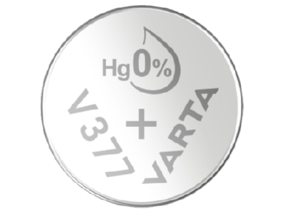 Product image back Varta V 377 Stk 1 Battery Button cell 24mAh 1 55V