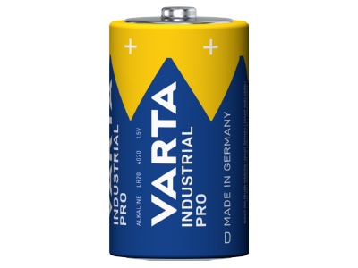 Product image back Varta 4020 Ind  Stk 1 Battery Mono 17000mAh 1 5V