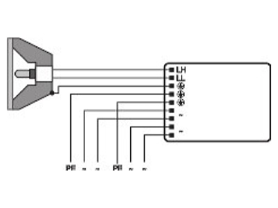 Anschlussbild LEDVANCE PTi 35 220 240 I Elektronischer Trafo