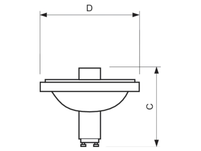 Ma�zeichnung Philips Licht CDM R111  68952200 Halogenmetalldampflampe Elite 35W 930 40Gr CDM R111 68952200