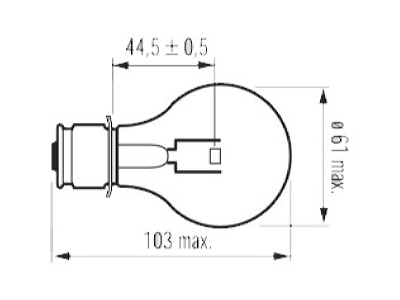 Mazeichnung Scharnberger Has  11356 Conventiona Flugplatzlampe P28s 6 6A 200W 200h