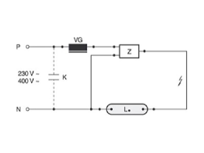 Wiring plan 1 Radium HRI E 400NSCS230FE40 Metal halide lamp 444W E40 120x290mm
