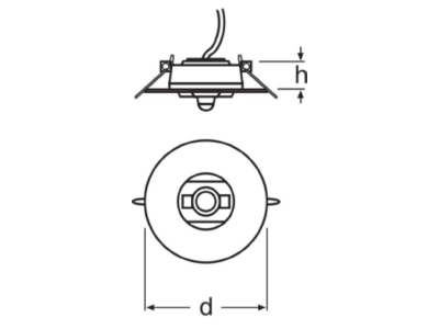 Ma�zeichnung LEDVANCE LS PD MULTI3 CI Sensor