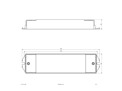 Ma�zeichnung EVN LD1 10V4x5A LED Dimmer 1 10 V Schnittstelle