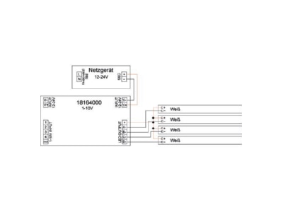 Mazeichnung 1 Brumberg 18164000 LED Dimmer 4 Kanal 1 10V
