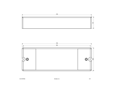 Mazeichnung EVN DALPD12244X8A DALI Steuerung 12 36V DC 384 1152W