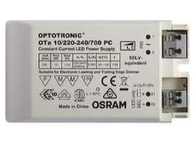 Produktbild 1 LEDVANCE OTe10 220  240 700PC LED Konverter 700mA  10W