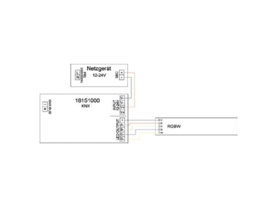 Mazeichnung 2 Brumberg 18151000 KNX LED Dimmer IP20