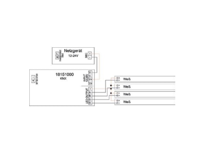 Mazeichnung 3 Brumberg 18151000 KNX LED Dimmer IP20