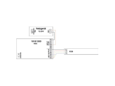 Mazeichnung 3 Brumberg 18161000 KNX LED Dimmer