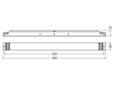 Mazeichnung Osram OTiDALI80    1A6LT2L LED Betriebsgeraet 
