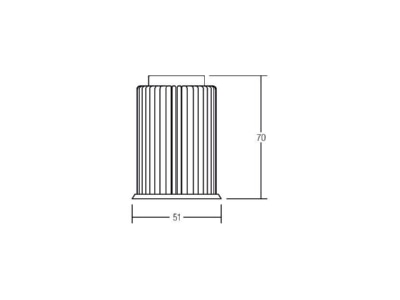 Dimensional drawing Brumberg 12954004 LED module white