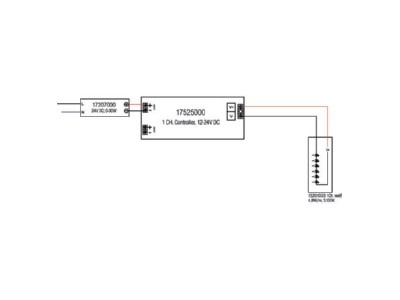 Mazeichnung Brumberg 17525000 LED Controller 1 Kanal