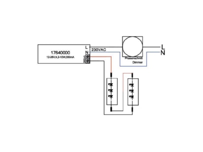 Produktbild 1 Brumberg 17640000 LED Konverter 350mA 10W Phasendim