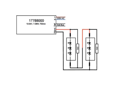 Ma�zeichnung Brumberg 17788020 LED Konverter DALI 700mA 7 38W