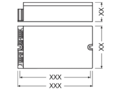 Ma�zeichnung LEDVANCE OT1101702401A04DIML  LED Betriebsgeraet dim