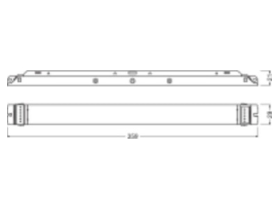 Mazeichnung LEDVANCE OTIDALI50220 1A4LT2  LED Betriebsgeraet DALI