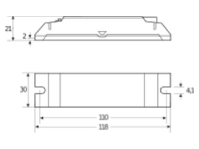 Dimensional drawing LEDVANCE DALICOUPLER MULTI3G2 Multi sensor for lighting control
