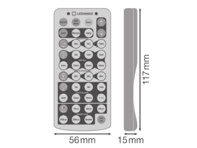 Dimensional drawing Ledvance HBSENSORREM  CONTROL Accessory for luminaires