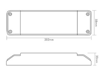 Mazeichnung Nobile 8970453500 LED Betriebsgeraet 350 1050mA DALI