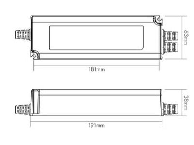 Mazeichnung Nobile 8970501212 LED Betriebsgeraet 12V IP67 dim PWM
