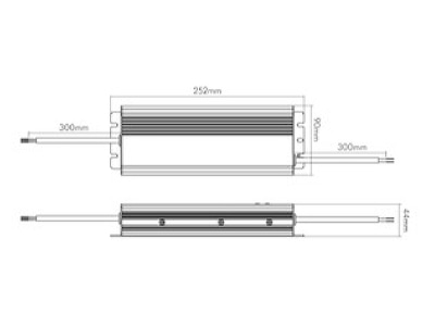 Ma�zeichnung Nobile 8970502612 LED Betriebsgeraet 12V IP67