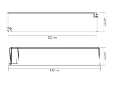 Mazeichnung Nobile 8980161635 LED Betriebsgeraet 350mA IP67