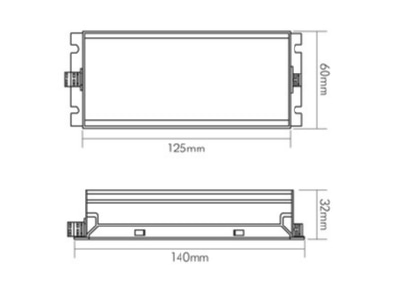 Mazeichnung Nobile 8980200612 LED Betriebsgeraet 12V IP67