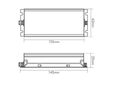 Mazeichnung Nobile 8980400912 LED Betriebsgeraet 12V IP67