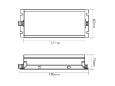 Mazeichnung Nobile 8980400924 LED Betriebsgeraet 12V IP67