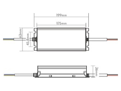Mazeichnung Nobile 8980501924 LED Betriebsgeraet 24V IP67