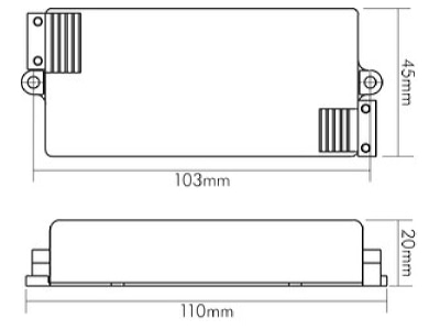 Mazeichnung Nobile 8990153500 LED Betriebsgeraet 350mA