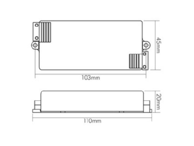 Mazeichnung Nobile 8990153510 LED Betriebsgeraet 350mA