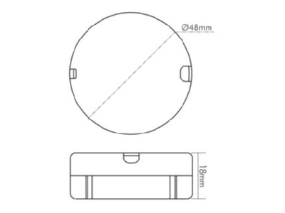 Mazeichnung Nobile 8996150000 LED Betriebsgeraet 24V