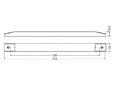Mazeichnung Ledvance OT SLIM100 220240 24 LED Betriebsgeraet