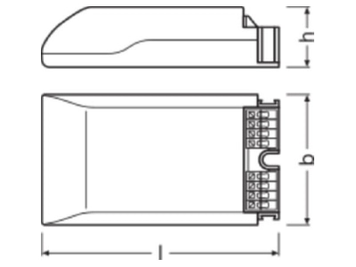 Mazeichnung Ledvance OTiDALI15220  1A0LT2 LED Betriebsgeraet