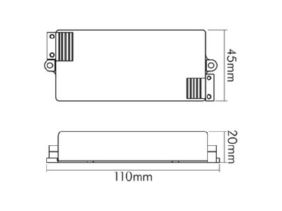 Mazeichnung Nobile 8980202540 LED Betriebsgeraet 350mA
