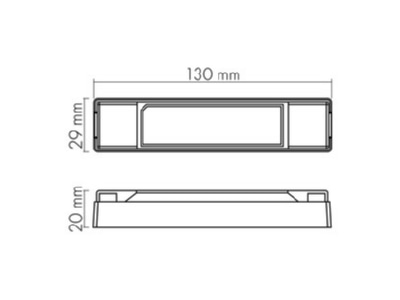 Mazeichnung Nobile 8999011352 LED Betriebsgeraet 100 350mA